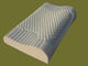Wave amichevole eco- modellare il cuscino naturale del lattice con la coperta di tela tricottata