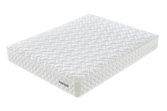 Materasso a molla di tipo tascabile di hotel 3 stelle   White Top Fabric, anti-disturbo, supporto ergonomico, personalizzabile per progetti alberghieri di massa