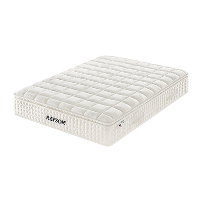 materasso per letto d'albergo 6 stelle con schiuma di memoria gel e lattice Materasso di compressione di cotone