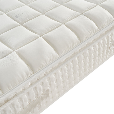 materasso per letto d'albergo 6 stelle con schiuma di memoria gel e lattice Materasso di compressione di cotone