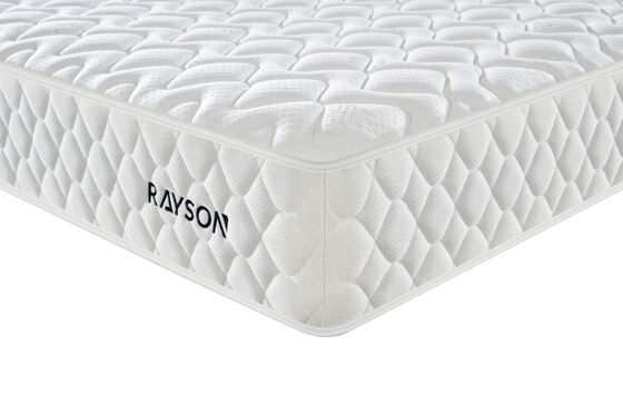 Materasso a molla di tipo tascabile di hotel 3 stelle   White Top Fabric, anti-disturbo, supporto ergonomico, personalizzabile per progetti alberghieri di massa