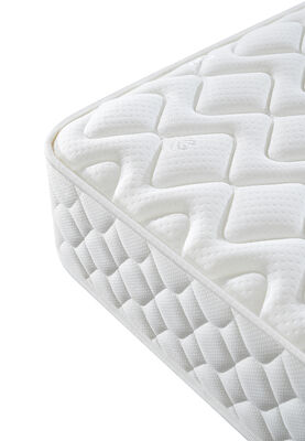 Materasso a molla di tipo tascabile di hotel 3 stelle   White Top Fabric, anti-disturbo, supporto ergonomico, personalizzabile per progetti alberghieri di massa