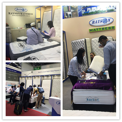 Grigio costante 36cm a 14 pollici del materasso a molle singolo della tasca 10